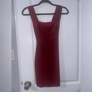 Worn once, red dress